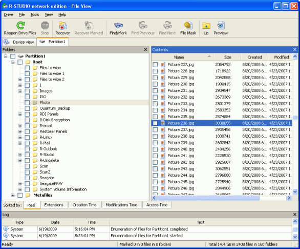 Finding RAID parameters: Folder/File structure found
